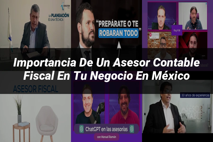 "Importancia de un asesor contable fiscal en tu negocio en México"
