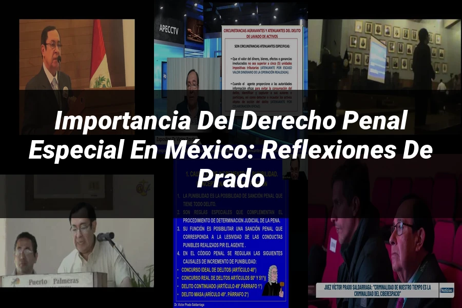 "Importancia del Derecho Penal Especial en México: Reflexiones de Prado"