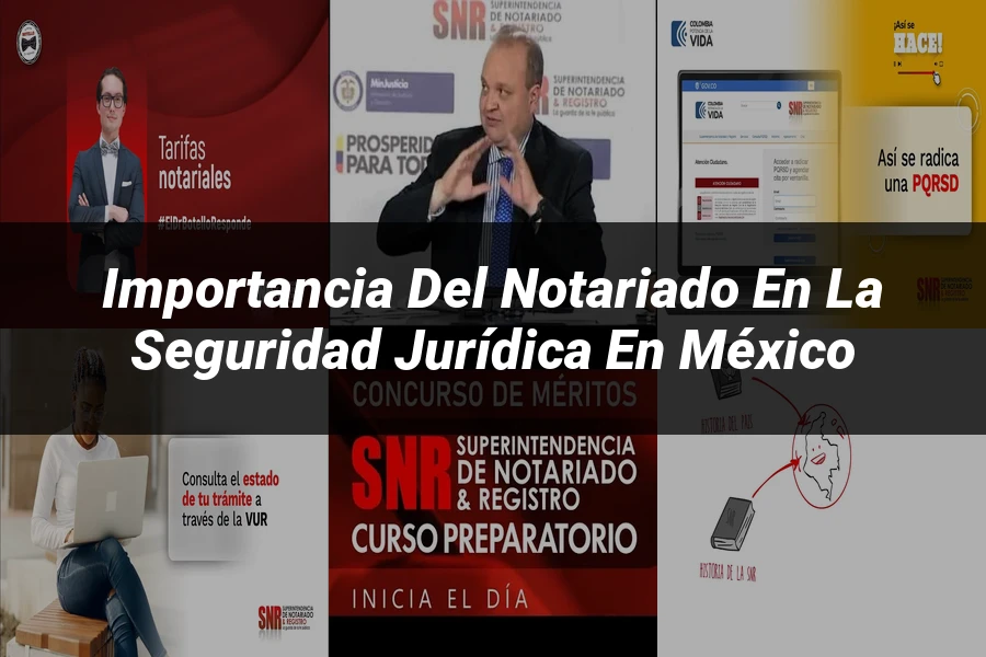 "Importancia del Notariado en la Seguridad Jurídica en México"