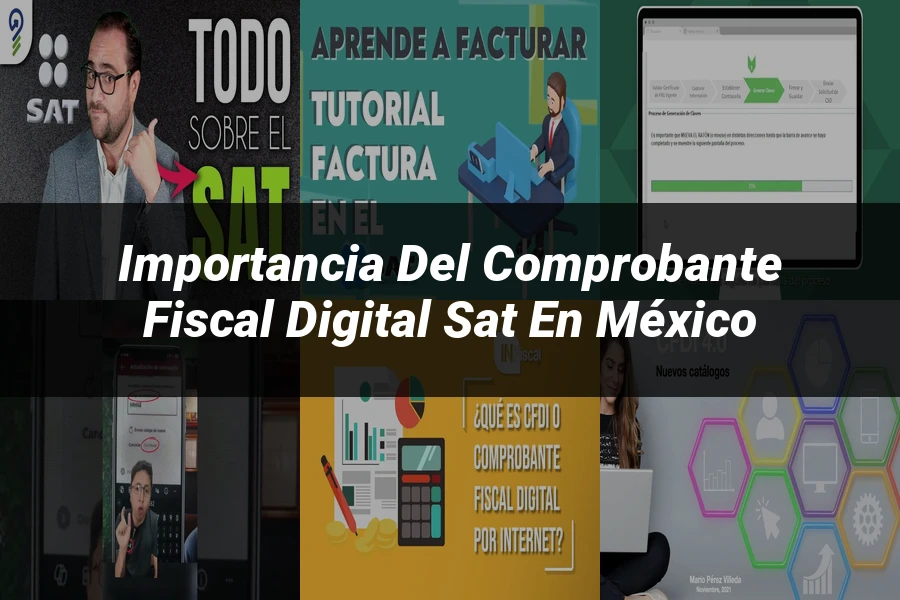 "Importancia del comprobante fiscal digital SAT en México"