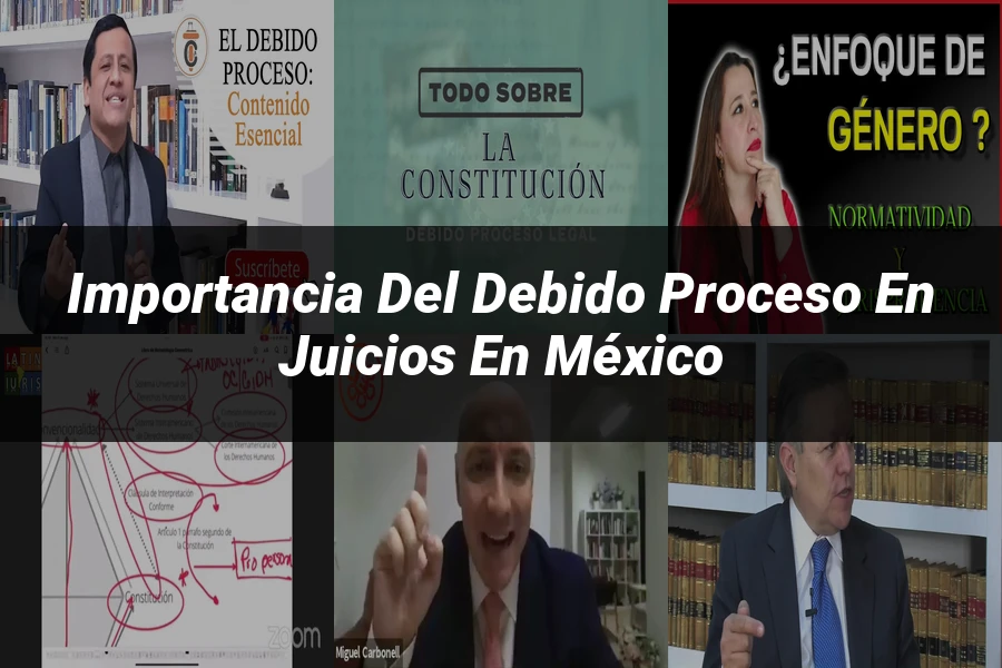 "Importancia del debido proceso en juicios en México"