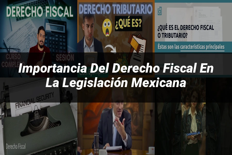 "Importancia del derecho fiscal en la legislación mexicana"