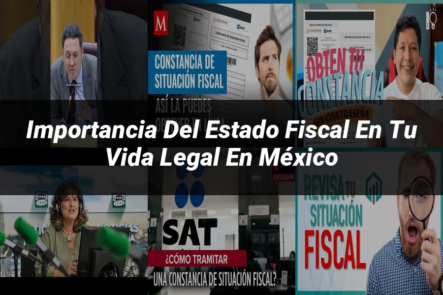 "Importancia del estado fiscal en tu vida legal en México"