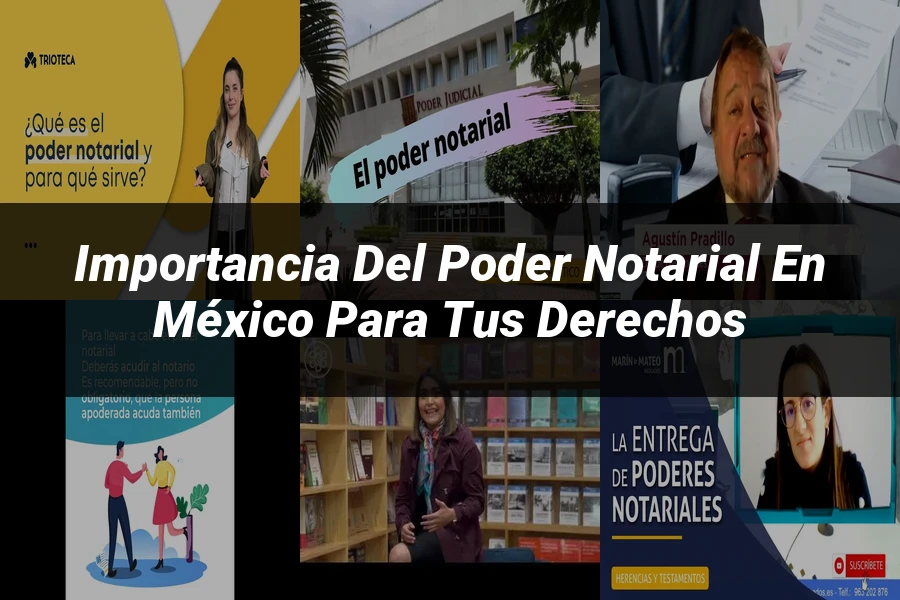 "Importancia del poder notarial en México para tus derechos"