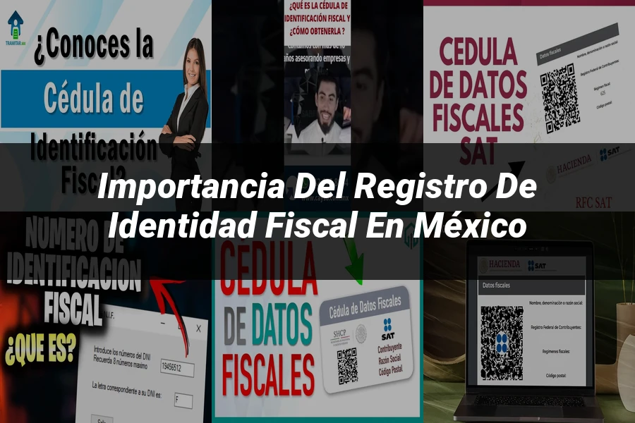 "Importancia del registro de identidad fiscal en México"