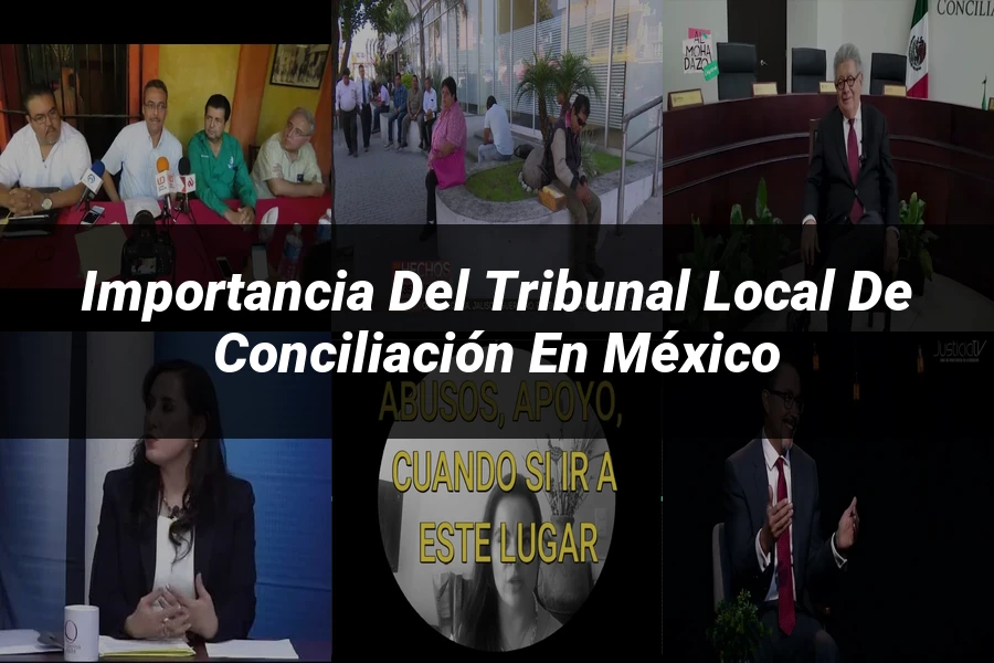 "Importancia del tribunal local de conciliación en México"
