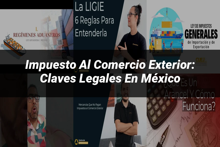 "Impuesto al Comercio Exterior: Claves Legales en México"