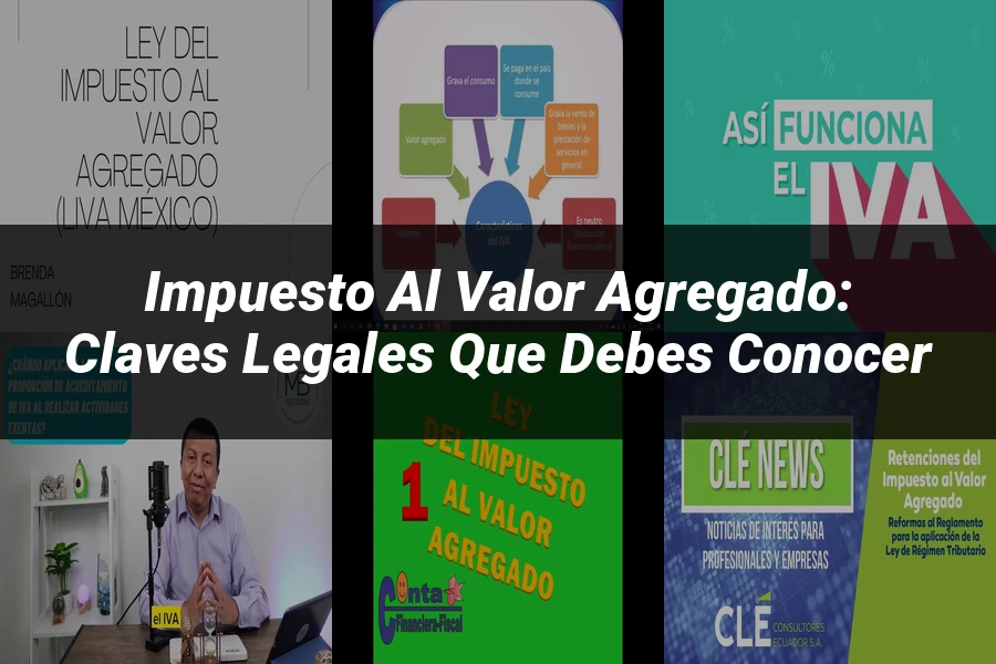 "Impuesto al Valor Agregado: Claves Legales que Debes Conocer"