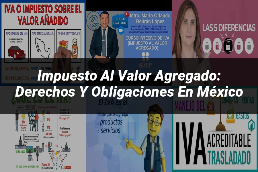 "Impuesto al valor agregado: derechos y obligaciones en México"