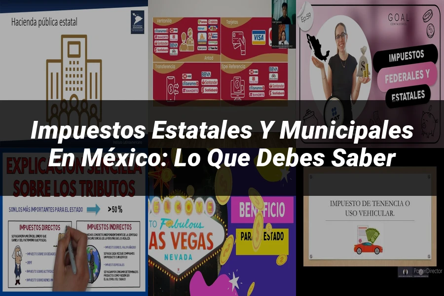 "Impuestos Estatales y Municipales en México: Lo Que Debes Saber"