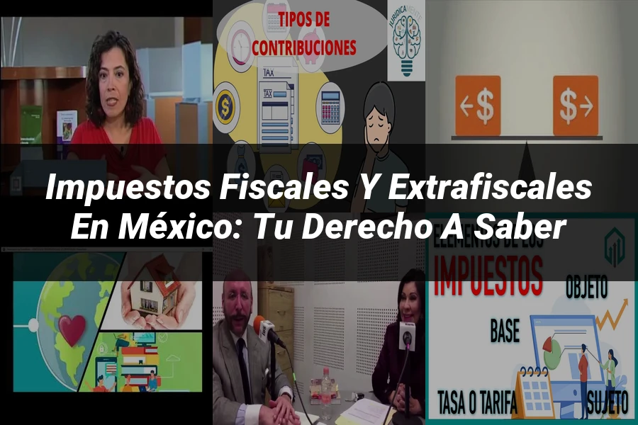"Impuestos Fiscales y Extrafiscales en México: Tu Derecho a Saber"
