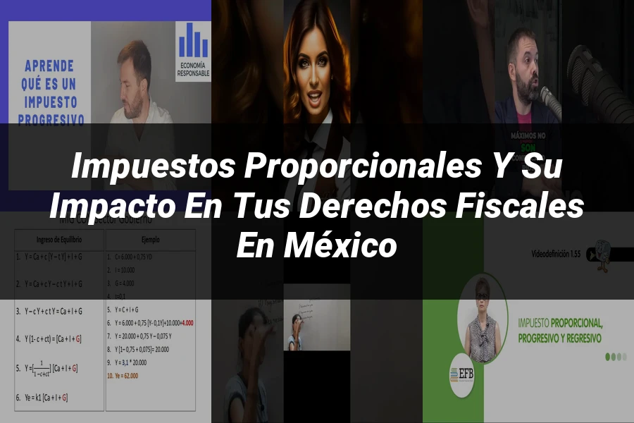 "Impuestos proporcionales y su impacto en tus derechos fiscales en México"