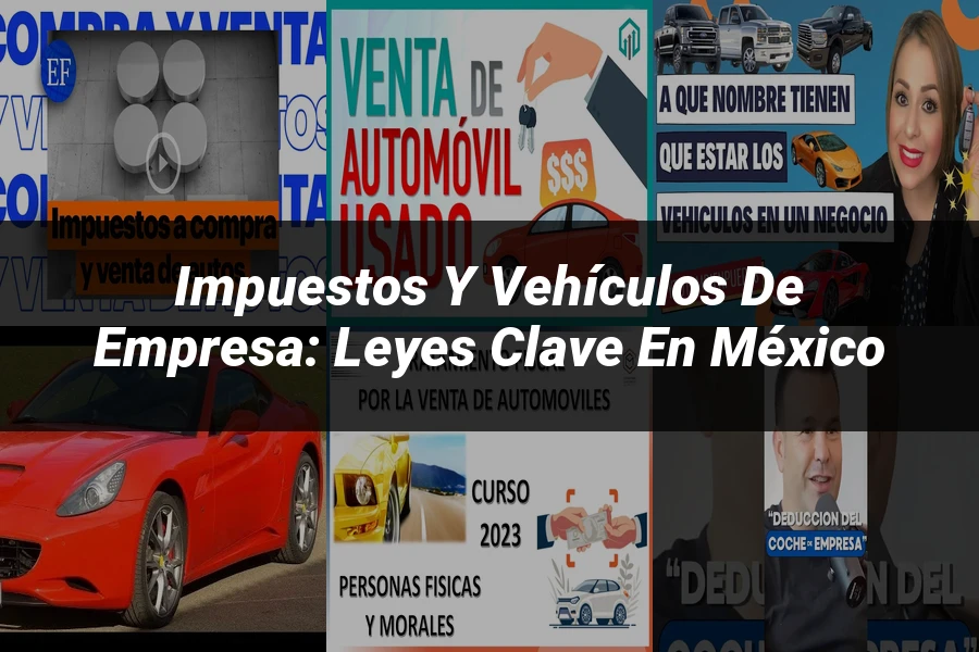 "Impuestos y Vehículos de Empresa: Leyes Clave en México"