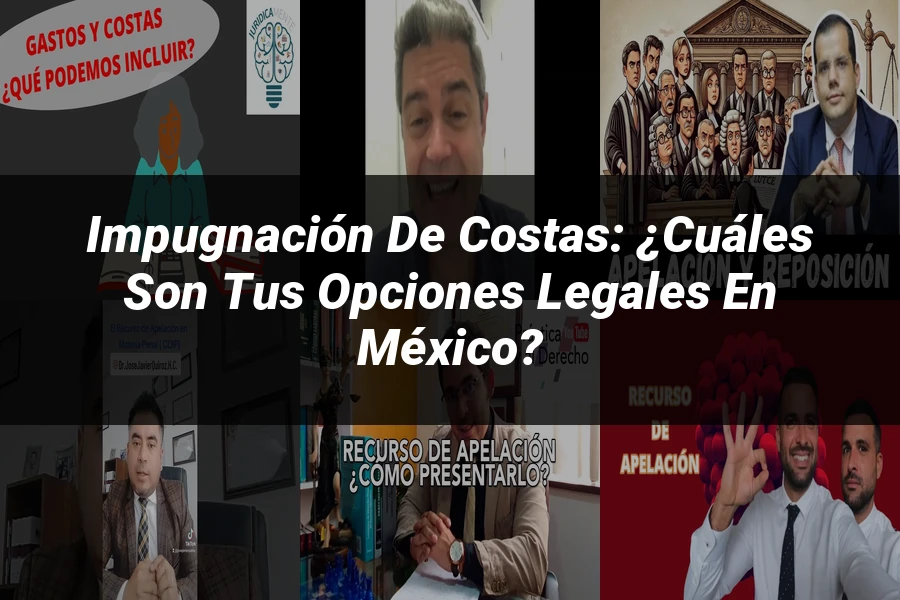 "Impugnación de Costas: ¿Cuáles son tus Opciones Legales en México?"