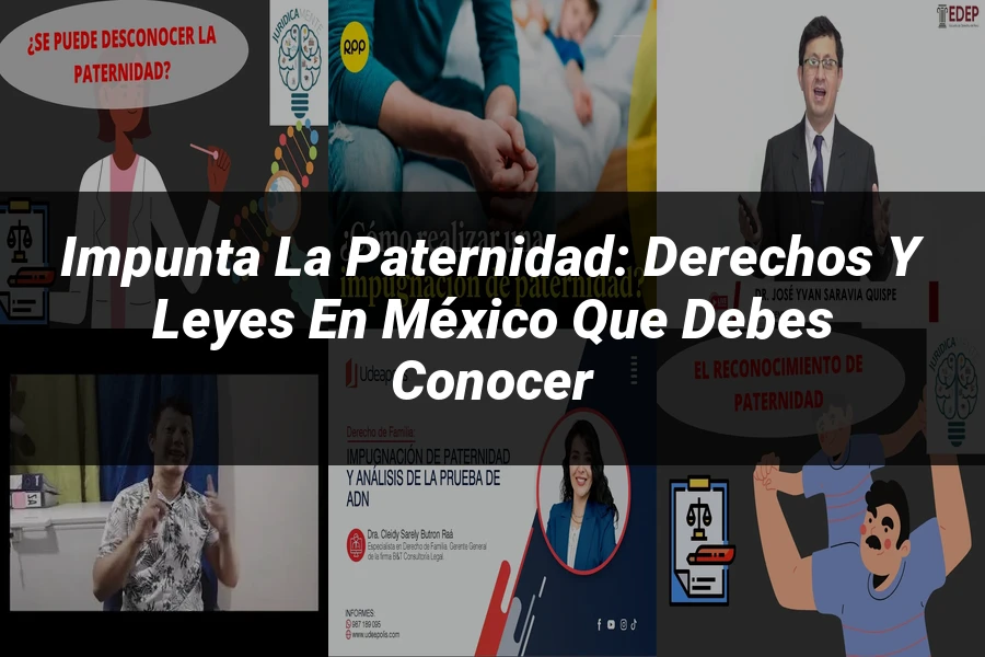 "Impunta la Paternidad: Derechos y Leyes en México que Debes Conocer