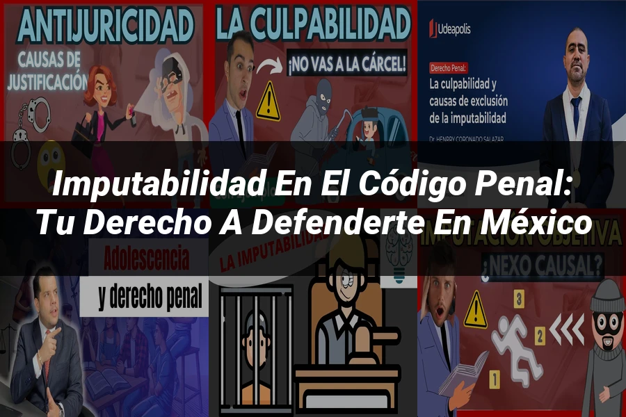 "Imputabilidad en el Código Penal: Tu Derecho a Defenderte en México"