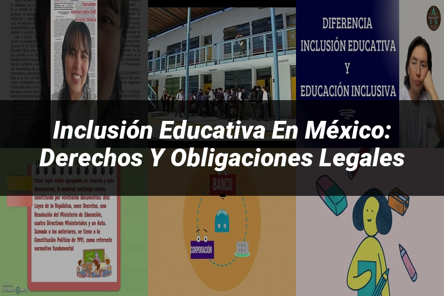 "Inclusión educativa en México: derechos y obligaciones legales"