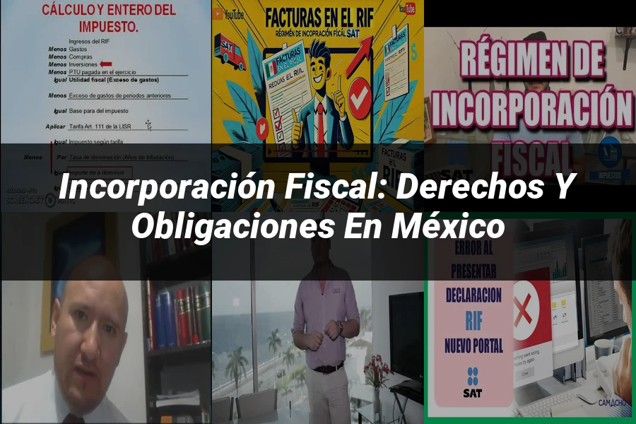 "Incorporación fiscal: derechos y obligaciones en México"