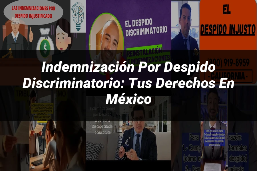 "Indemnización por Despido Discriminatorio: Tus Derechos en México"