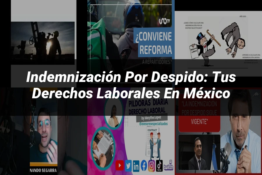 "Indemnización por Despido: Tus Derechos Laborales en México"