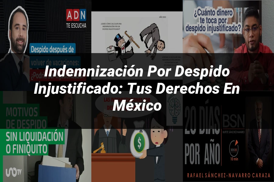 "Indemnización por despido injustificado: tus derechos en México"