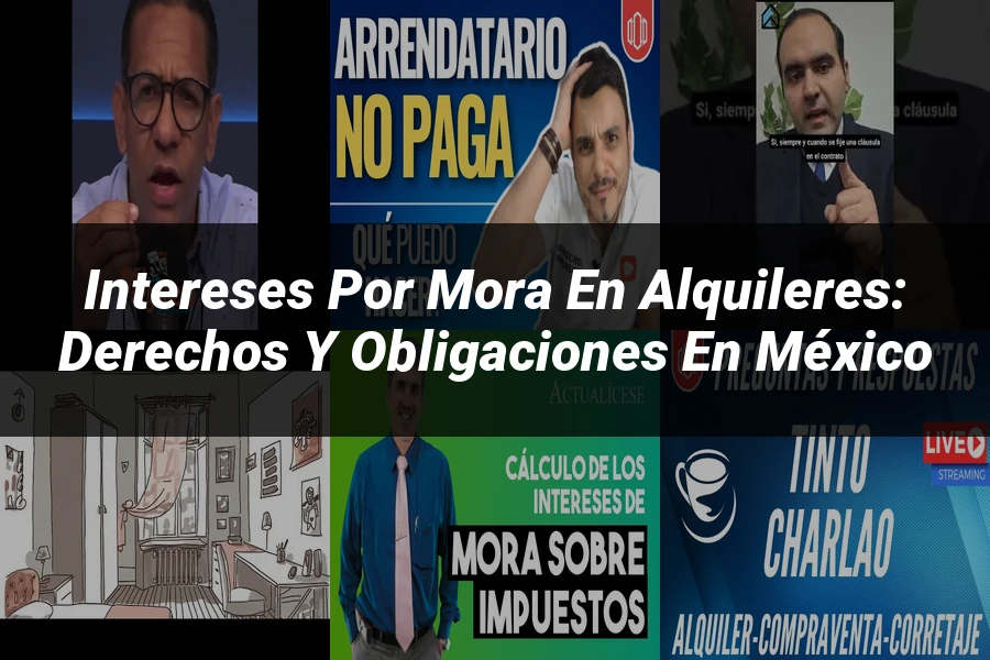 "Intereses por mora en alquileres: derechos y obligaciones en México"