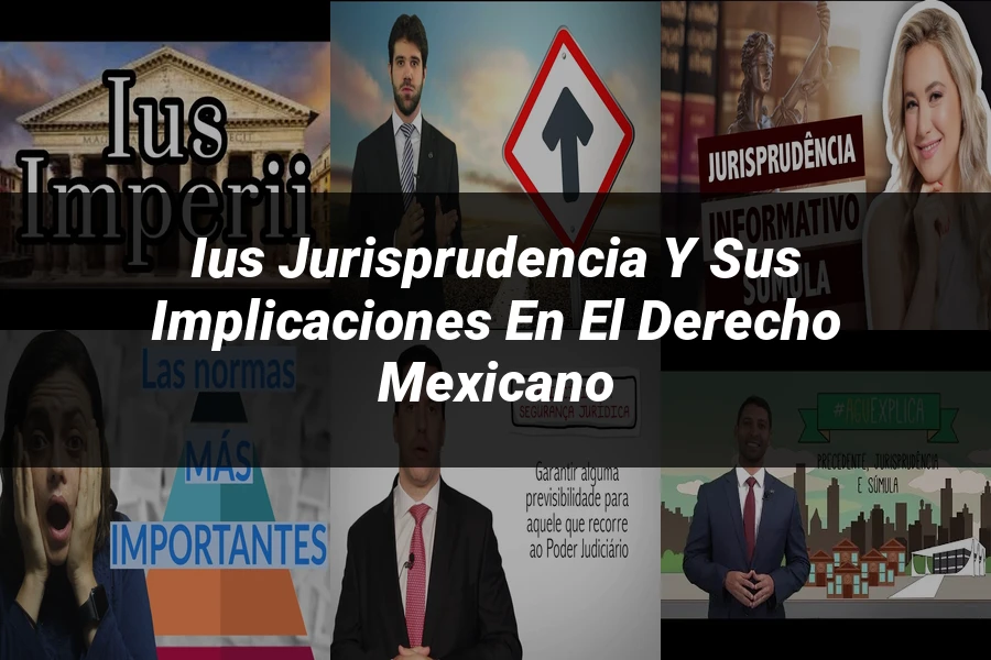 "Ius jurisprudencia y sus implicaciones en el derecho mexicano"
