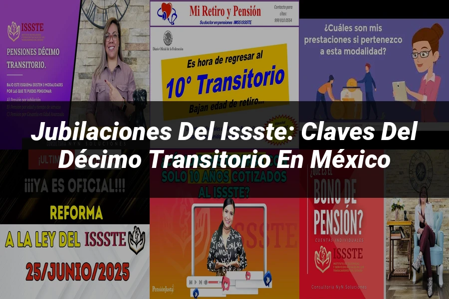 "Jubilaciones del ISSSTE: Claves del Décimo Transitorio en México"