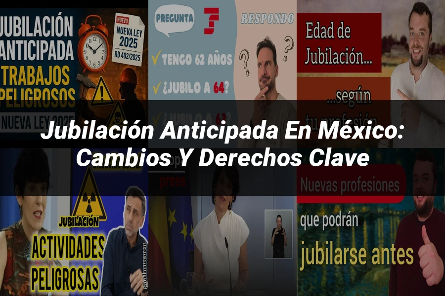 "Jubilación Anticipada en México: Cambios y Derechos Clave"