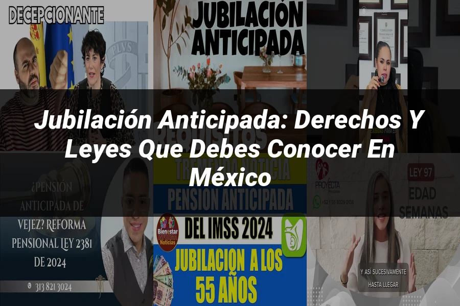 "Jubilación Anticipada: Derechos y Leyes que Debes Conocer en México"