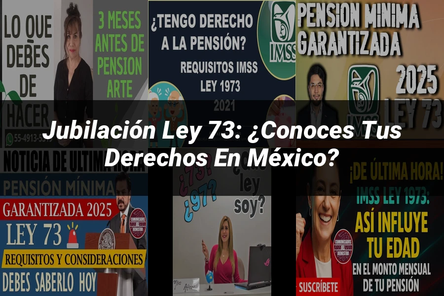 "Jubilación Ley 73: ¿Conoces tus Derechos en México?"