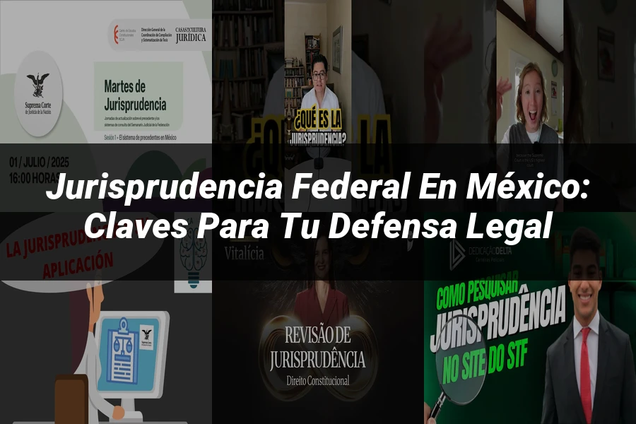 "Jurisprudencia Federal en México: Claves para Tu Defensa Legal"