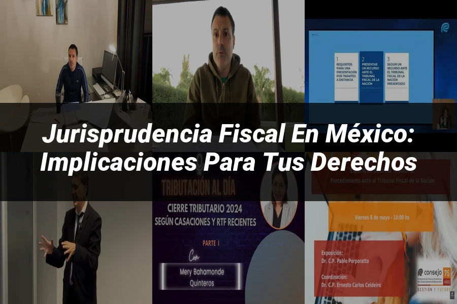 "Jurisprudencia Fiscal en México: Implicaciones para tus Derechos"