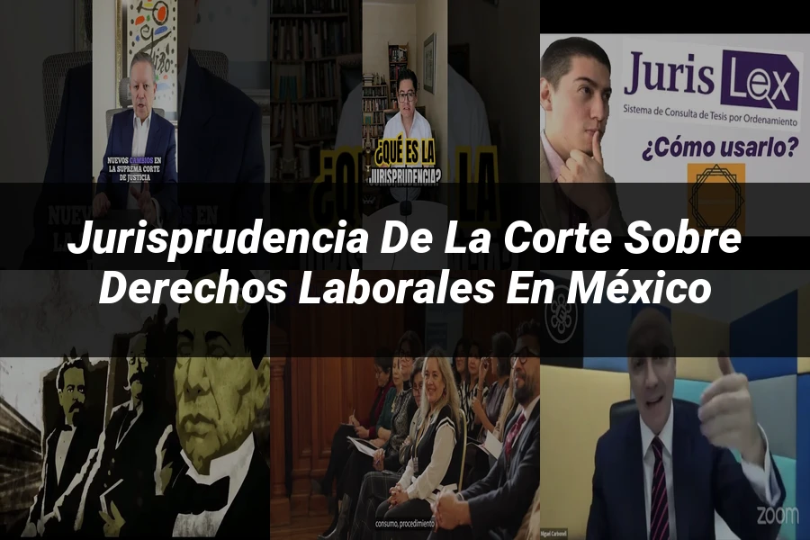 "Jurisprudencia de la Corte sobre derechos laborales en México"