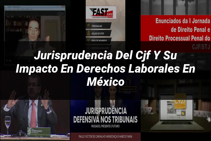 "Jurisprudencia del CJF y su Impacto en Derechos Laborales en México"