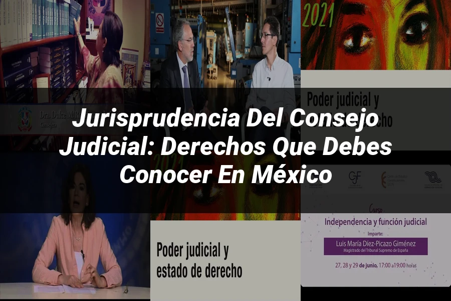 "Jurisprudencia del Consejo Judicial: Derechos que Debes Conocer en México"