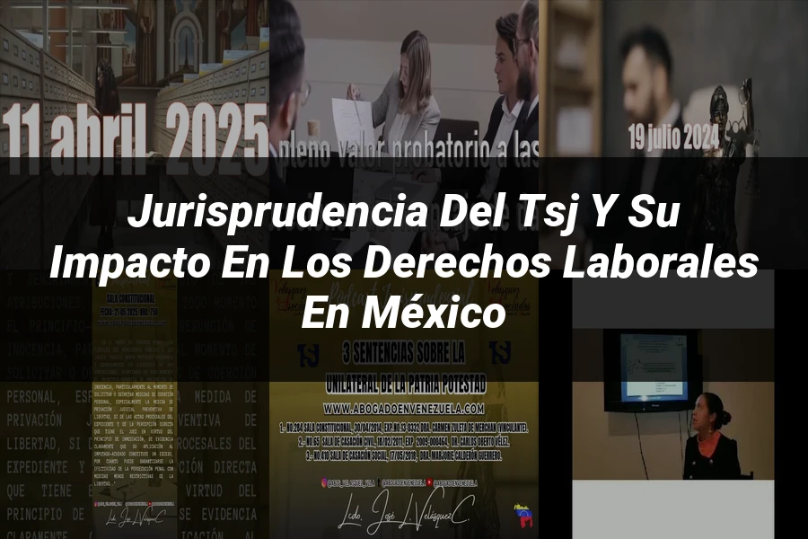 "Jurisprudencia del TSJ y su impacto en los derechos laborales en México"