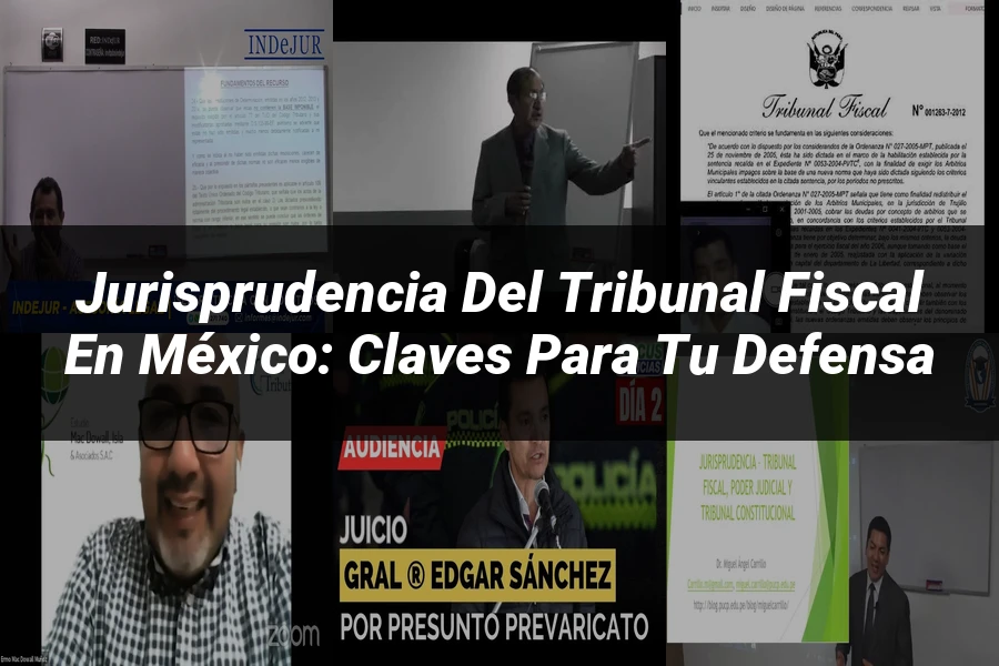 "Jurisprudencia del tribunal fiscal en México: claves para tu defensa"