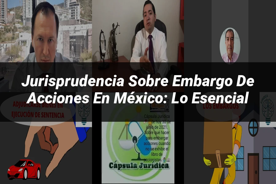 "Jurisprudencia sobre Embargo de Acciones en México: Lo Esencial"