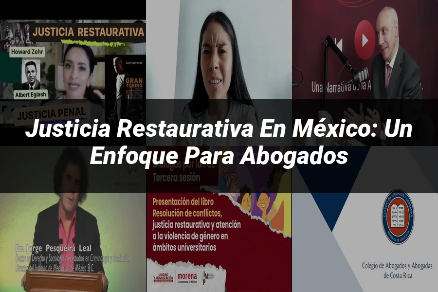 "Justicia Restaurativa en México: Un Enfoque para Abogados"