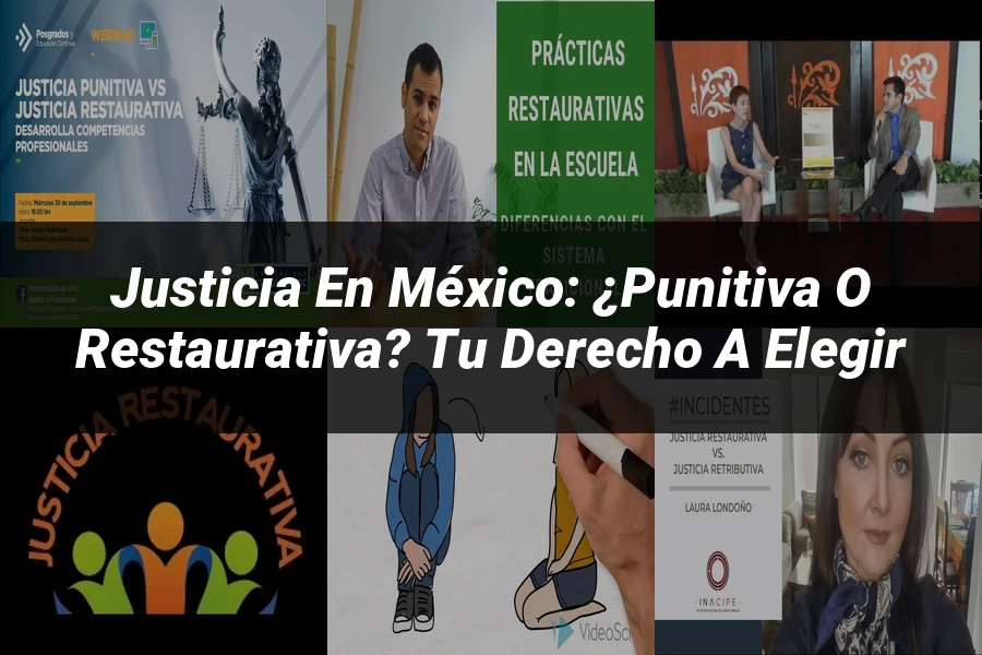"Justicia en México: ¿Punitiva o Restaurativa? Tu Derecho a Elegir"