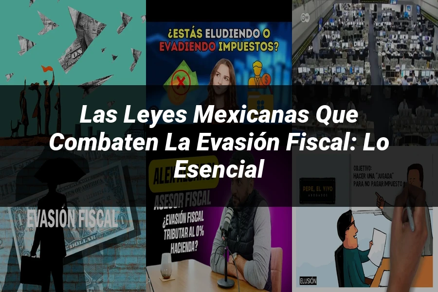 "Las Leyes Mexicanas que Combaten la Evasión Fiscal: Lo Esencial"