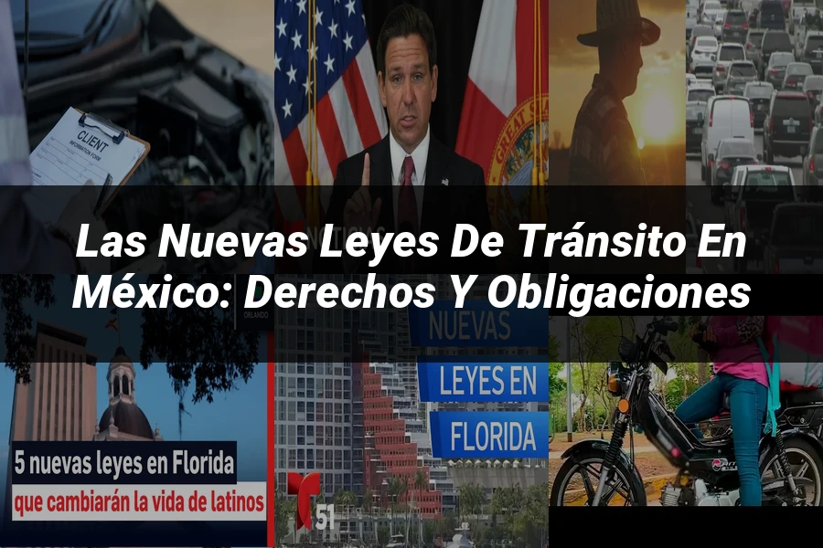 "Las Nuevas Leyes de Tránsito en México: Derechos y Obligaciones"