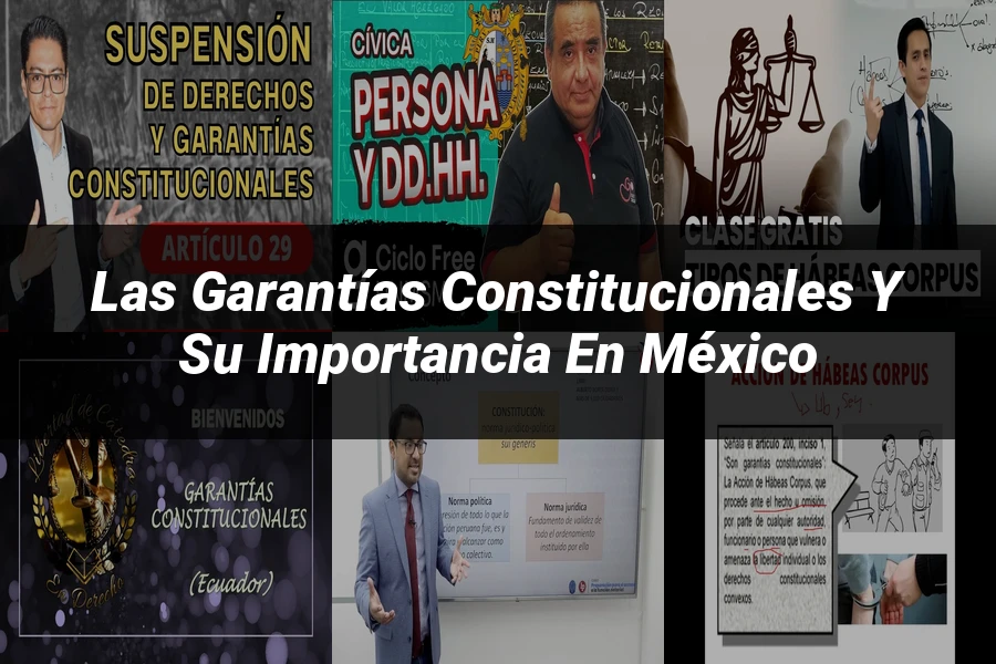 "Las garantías constitucionales y su importancia en México"