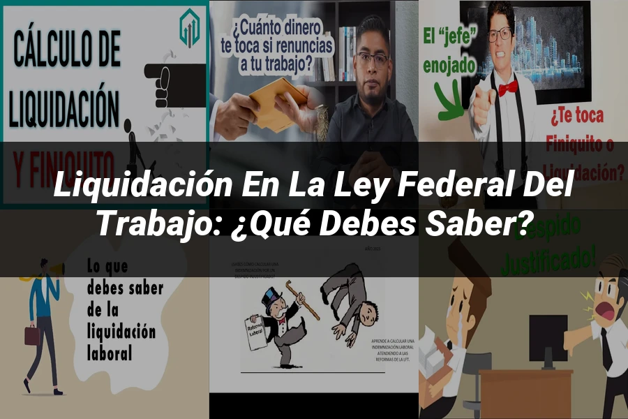"Liquidación en la Ley Federal del Trabajo: ¿Qué Debes Saber?"