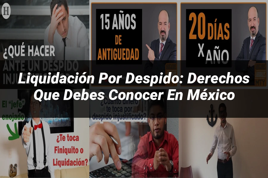 "Liquidación por despido: derechos que debes conocer en México"