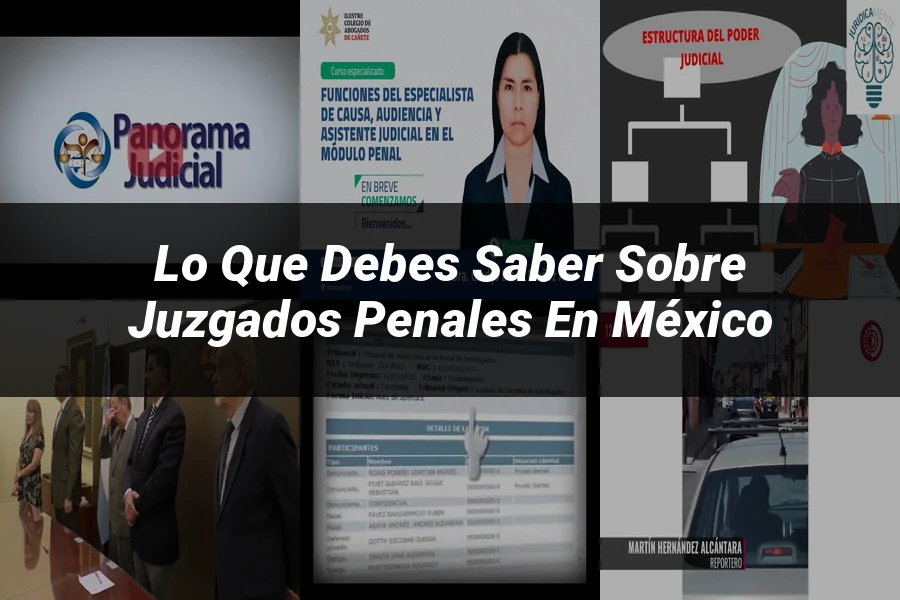 "Lo Que Debes Saber Sobre Juzgados Penales en México"