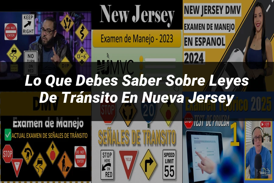 "Lo Que Debes Saber Sobre Leyes de Tránsito en Nueva Jersey"