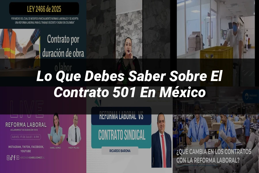 "Lo Que Debes Saber Sobre el Contrato 501 en México"