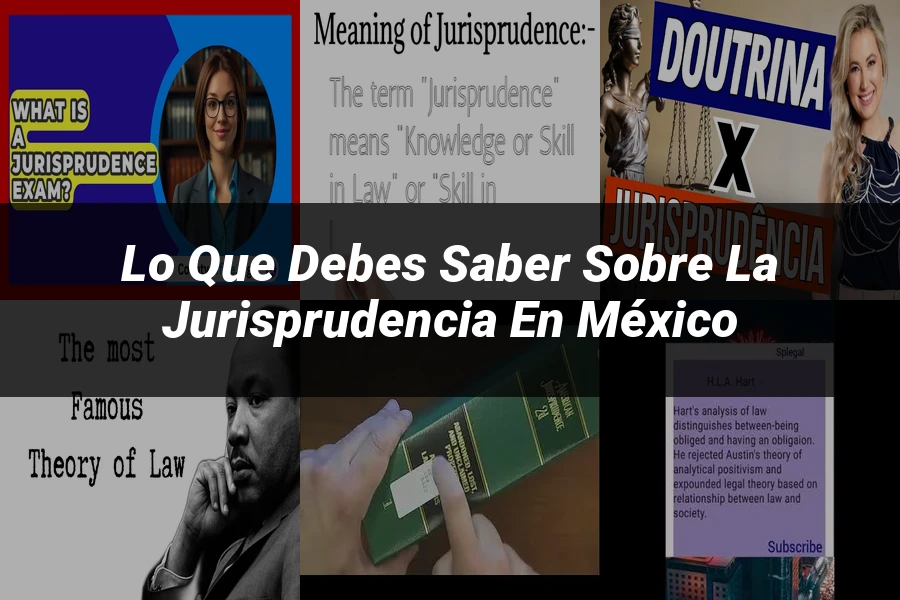 "Lo Que Debes Saber Sobre la Jurisprudencia en México"